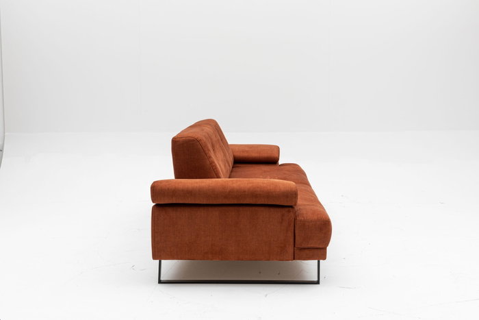 Atelier Del Sofa Sofá-cama 3 Plazas Mustang Naranja Estilo Industrial Hotelero